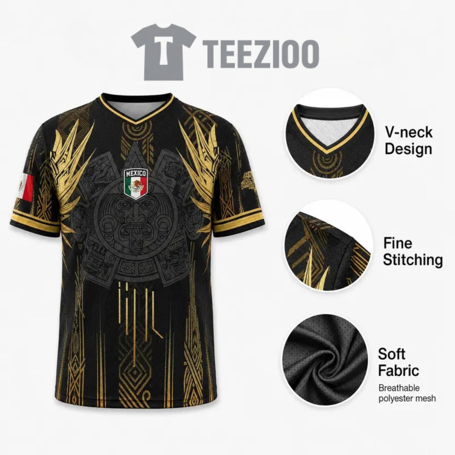Mexico 2026 Jersey – Football Graphic Kit